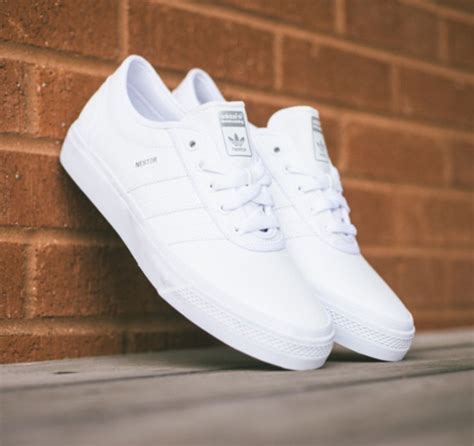 all white adidas